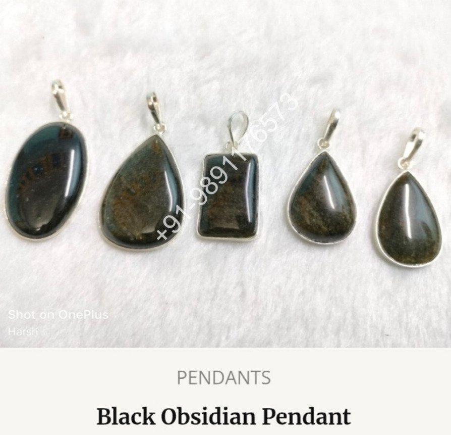 PENDANT BLACK OBSIDIAN PENDANT